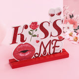 Valentine's Day Love Valentine's Day desktop wooden crafts DIY cute ornaments - V.I.P Digital Presence