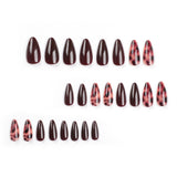 Simple French Wearable False Nails Almond Colorful Stripes Colorblock Design Manicure Fake Nails Line Full Cover Press On Nail - V.I.P Digital Presence