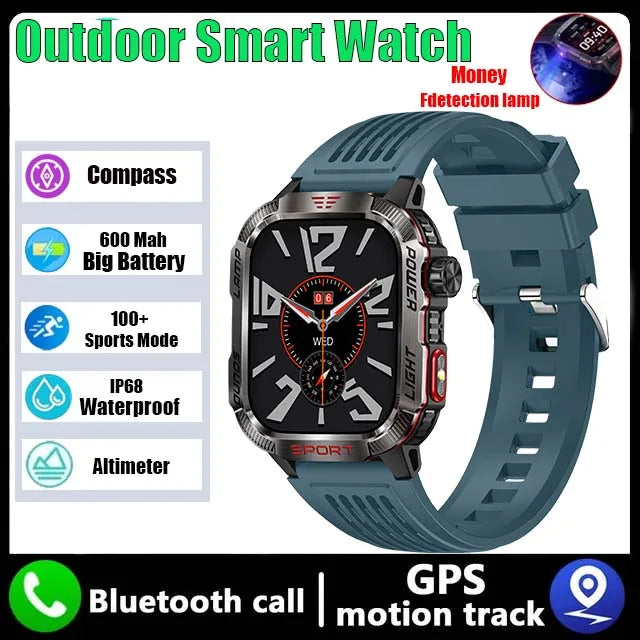 GZYR 2.01" Screen Smart Watch Men Bluetooth Call 600 mAh Sports Waterproof Heart rate Blood Oxygen SmartWatch For Huawei Xiaomi - V.I.P Digital Presence