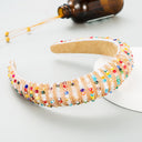 Hair Hoop Hand-woven Beaded Head Hoop Female Baroque Sponge Hair Bundle Korean Face Wash Hair Accessories - V.I.P Digital Presence