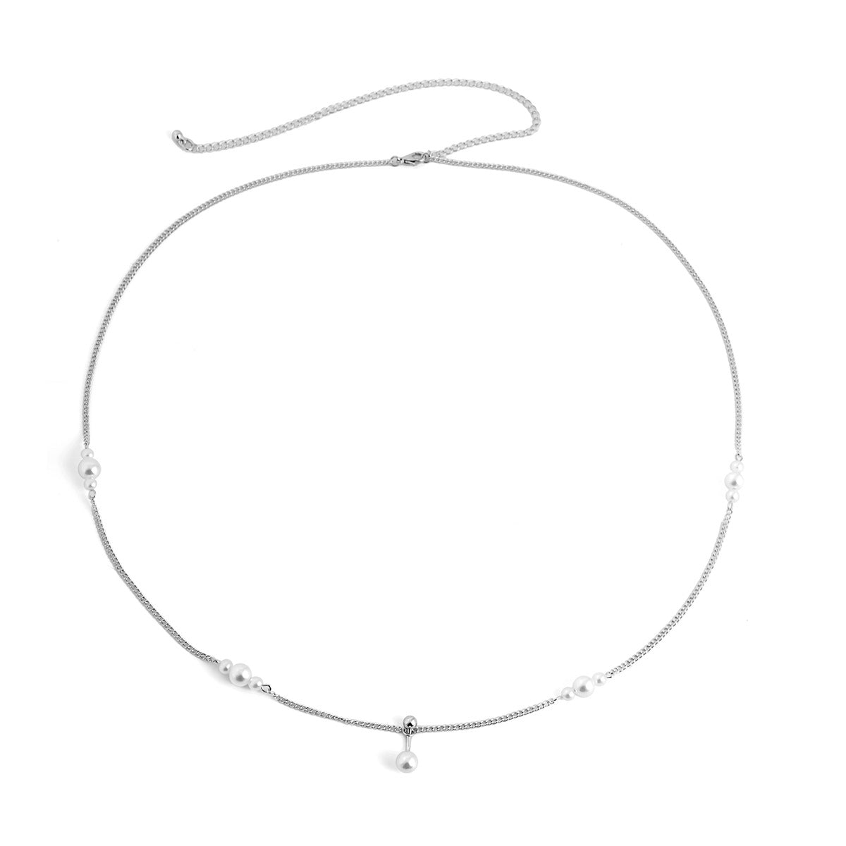 Zircon navel nail body chain sexy imitation pearl tassel chain - V.I.P Digital Presence