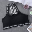 Sport Cropped Top Bra Push Up Running Yoga Bra Cotton Letters Sport Tops For Women Gym Wear Solid Fitness Bra Women Sportswear - V.I.P Digital Presence