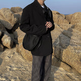 Casual Simple Dumpling Bag Trendy New Fashion Nylon Two-In-One Shoulder Messenger Bag For Men - V.I.P Digital Presence
