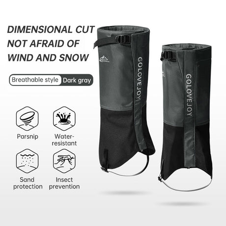 Hiking Skiing Leg Guard Foot Cover Men and Women Winter Outdoor Cold Warm Thickening Waterproof Wear-resistant Leg Cover - V.I.P Digital Presence