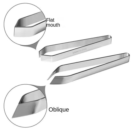 Stainless steel tweezers hair removal clip kitchen multifunctional hair removal tool for chicken and duck hair removal clip - V.I.P Digital Presence