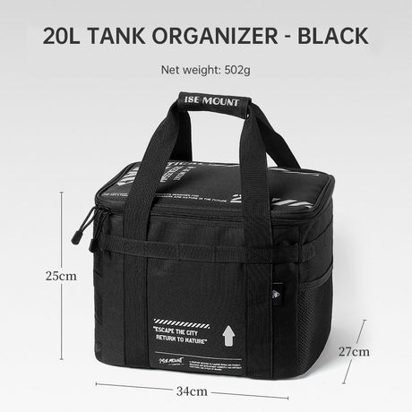 Outdoor Large Capacity Storage Bag 20L Set Pot Cooker Collision Resistant Multifunctional Portable Gas Tank Storage Bag Camping - V.I.P Digital Presence
