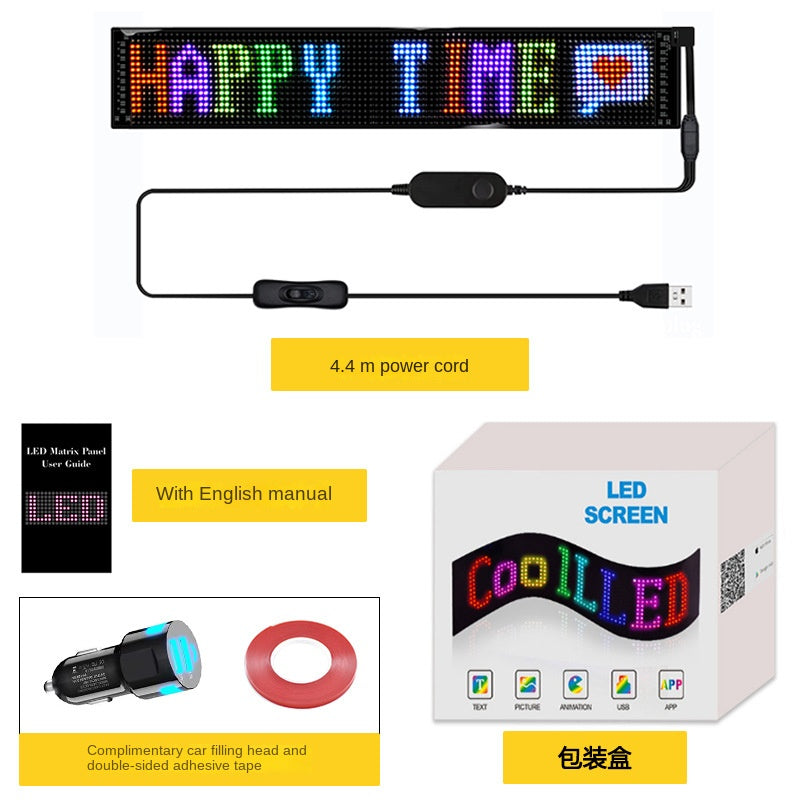 Flexible LED Advertising Screen LED Soft Panel APP Bluetooth Car Display - V.I.P Digital Presence
