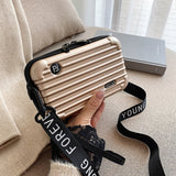 PC hard shell toiletry bag 7-inch shoulder crossbody bag hand storage bag suitcase small bag - V.I.P Digital Presence