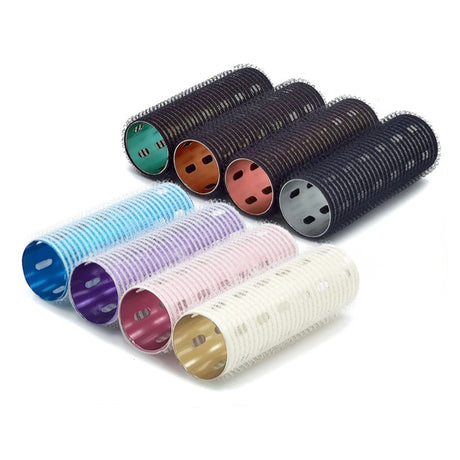 Thickened Colorful Aluminum Core Curling Barrels, 3x9cm Self-Adhesive Seamless USB Curling Rolls for Fluffy and Inward Curled Bangs - V.I.P Digital Presence