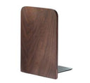Solid beech wood book end natural wood walnut bookend home storage bookshelf decor bookstop natural wood crafts - V.I.P Digital Presence