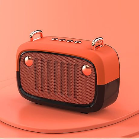 Cool Vintage Portable Bluetooth V5.0 Speaker Long Worktime Outdoor Loudspeaker Support TF Card/U Disk/FM Wireless Subwoofer - V.I.P Digital Presence