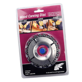 Wood Plastics 4 Inch 22 Tooth Grinder Disc Fine Chain Saw 4 Inch Angle Carving Culpting For 100/115 Angle Grinder - V.I.P Digital Presence