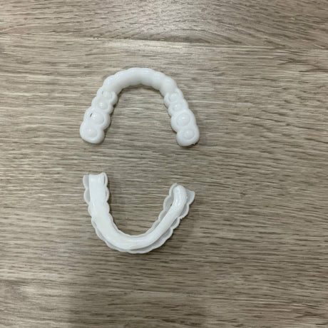 Upper Teeth And Lower Teeth Simulation Braces Non-Porous Braces Whitening Sleeves Second-Generation Silicone Simulation Teeth Dentures - V.I.P Digital Presence