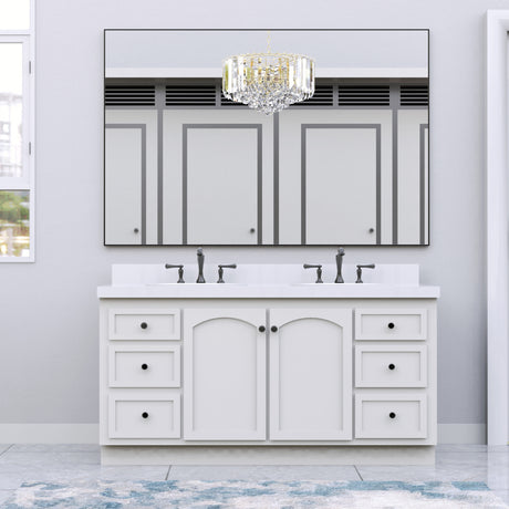 60 "x36" oversized modern square bathroom mirror with Balk frame decorative large wall mirror aluminum frame vertical or horizon - V.I.P Digital Presence