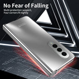 Suitable for Samsung Fold5 phone case ZFOLD4 folding screen solid color electroplating Fold3 all inclusive anti drop protective case 5G - V.I.P Digital Presence
