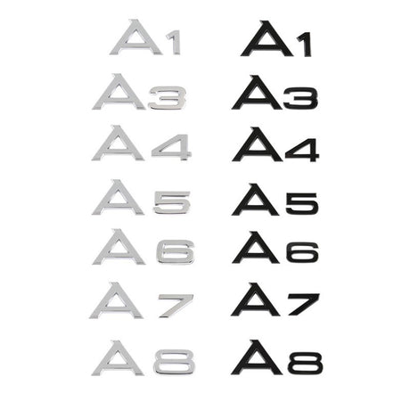 Suitable for Audi logo A3A4A5A6L A8LA4L, rear badge, and car sticker logo - V.I.P Digital Presence