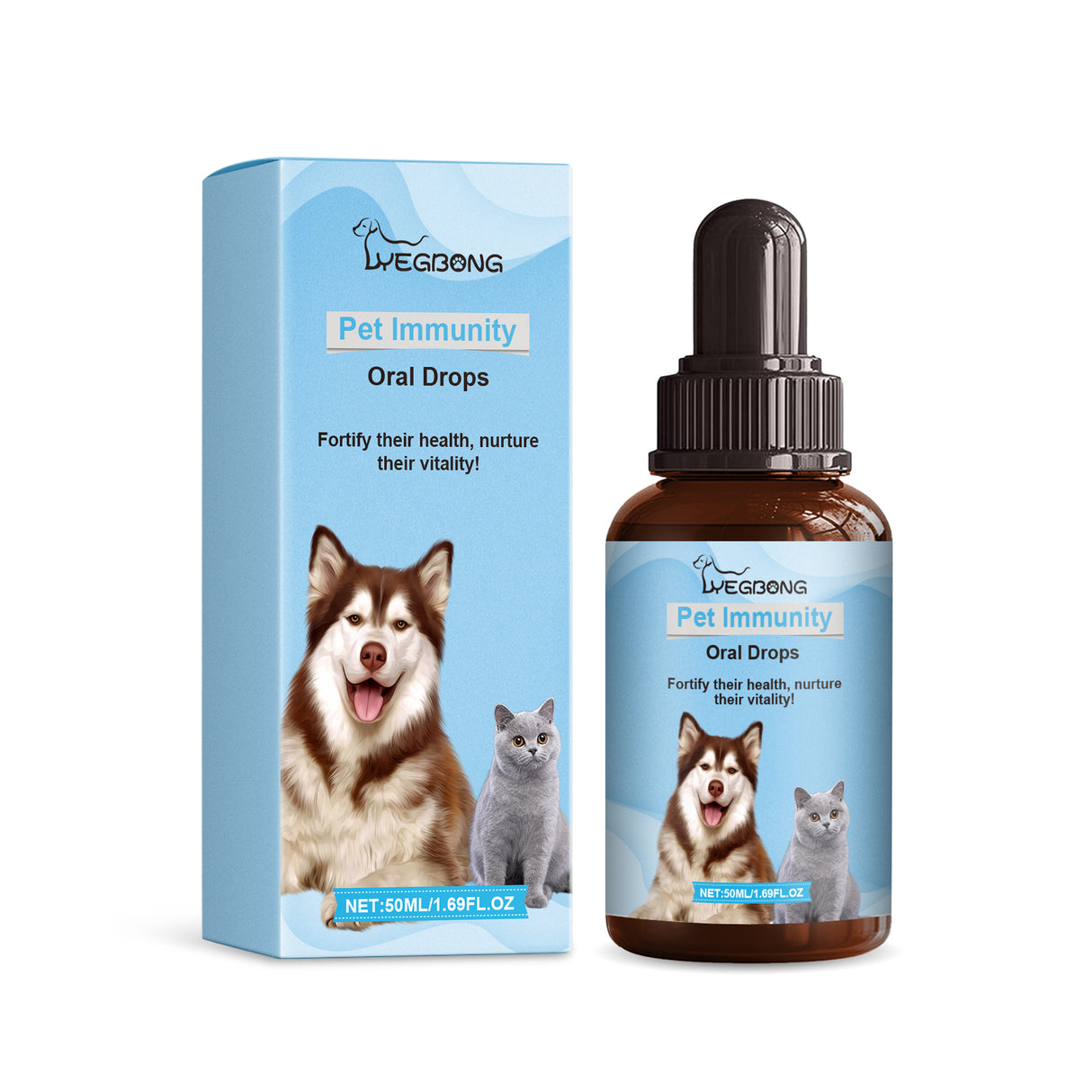Pet Immune Oral Drops, Special Nutritional And Immune Health Drops For Cats And Dogs - V.I.P Digital Presence