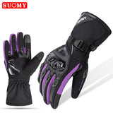 Motorcycle waterproof, windproof, warm winter touch-screen motorcycle riding gloves hand guards anti-fall thick long gloves - V.I.P Digital Presence