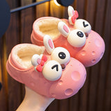 Autumn and winter baby cotton slippers for boys and girls, warm and plush bag with cotton cover and waterproof large, medium, and small children cotton slippers - V.I.P Digital Presence