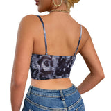 Sexy fishbone waist cinching corset vest top slim fitting suspender - V.I.P Digital Presence