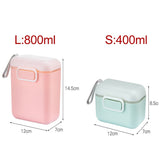 Leche en polvo para bebé, caja portátil para almacenar alimentos, cereales esenciales, leche en polvo para bebés, contenedor para refrigerios para niños pequeños