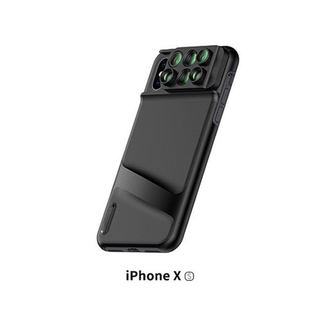 Camera Lens Phone Case for iPhone XR XS Max Fisheye Wide Angle Macro Lens Phone Cover Mobile Phone Lensese Case Full Coverage - V.I.P Digital Presence