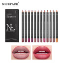 NICEFACE 12 Color Lip Liner Nude Color Modification Is Not Easy To Fade Lip Liner Matte Velvet Lipstick Lip Pencil - V.I.P Digital Presence