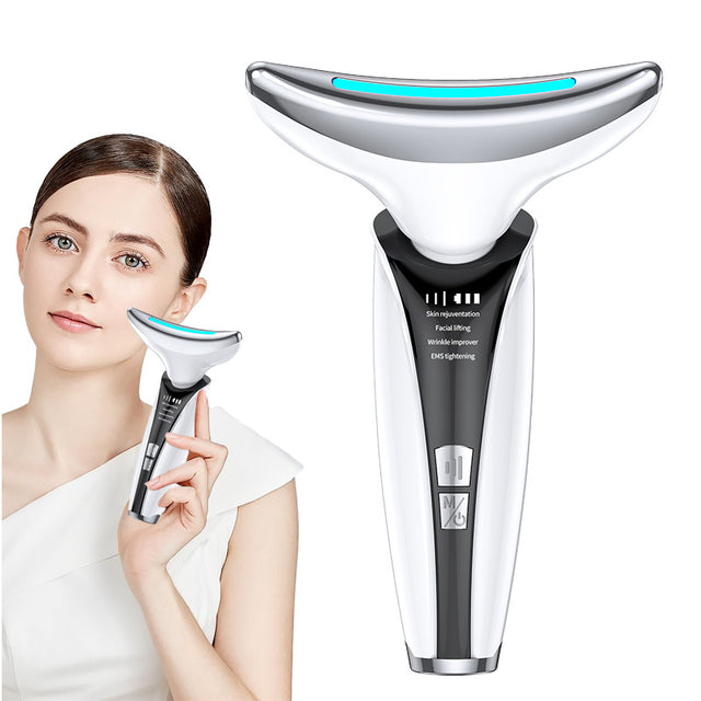 Hot Sell Skin Rejuvenation Tightening Anti-aging Face Neck Lifting Massager Led Photon Therapy Face And Neck Lifting Device - V.I.P Digital Presence