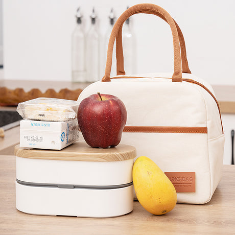 Simple style trendy thick waterproof lunch bag insulation fresh portable Oxford cloth lunch bag storage picnic bag - V.I.P Digital Presence