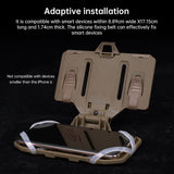 Chaleco de guerra con montaje MOLLE para colgar en el pecho, universal, portaplacas para teléfono móvil, tablero de navegación plegable