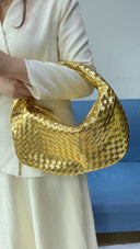 Large size women's woven bag large capacity hand-held armpit bag women's bag - V.I.P Digital Presence