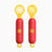 Rice paste complementary food spoon hole shaped children's tableware wholesale mother and baby products silicone grinding gum - V.I.P Digital Presence