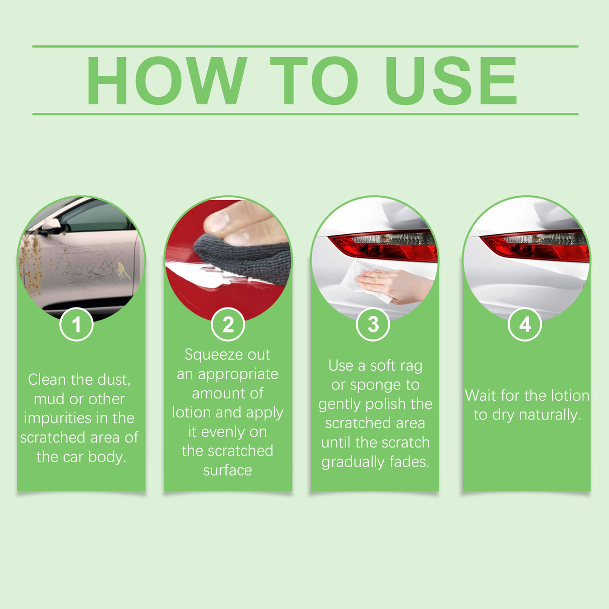 Car Scratch Repair Lotion, Car Paint Scratches Scratch Removal Repair Restore Car Surface Color - V.I.P Digital Presence