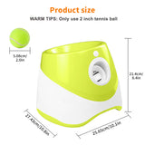 Rechargeable automatic tennis ball launcher for pets. Includes 3 balls, promotes interactive play. - V.I.P Digital Presence