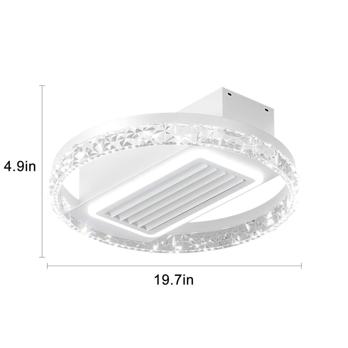 Bladeless Fan Lamp With Lights Dimmable  LED - V.I.P Digital Presence