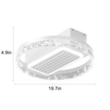 Bladeless Fan Lamp With Lights Dimmable  LED - V.I.P Digital Presence