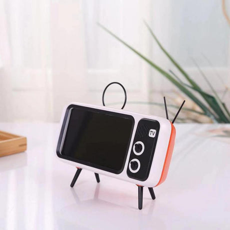 Retro TV Mobile Phone Screen Stand Cell Phone Mounts Holder for 4.7-5.5in mini Waterproo Mobile Phone Screen for Smart Phone - V.I.P Digital Presence