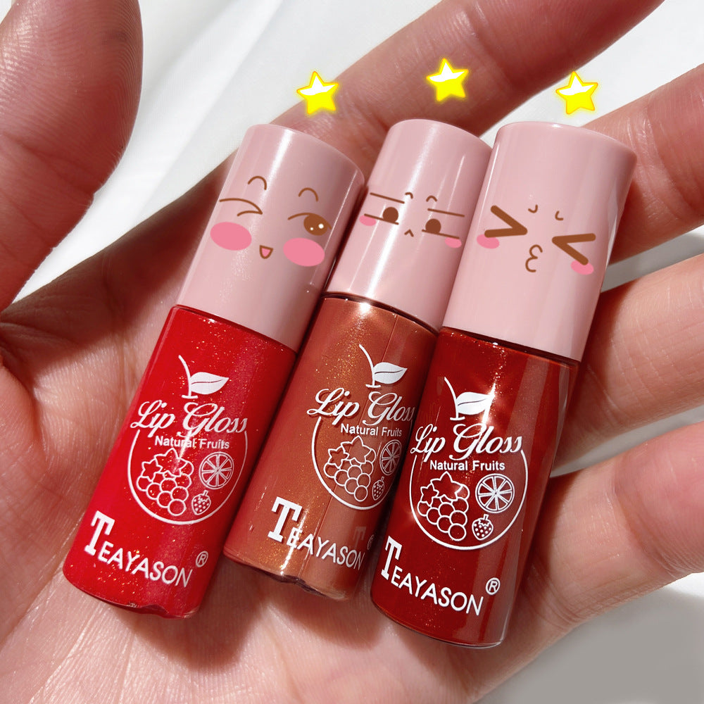 Dudu Lip Gloss Colorless Transparent Lip Gloss Bright Crystal Lip Gloss Glass Lip Fine Glitter Pearl With Shiny Jelly Color - V.I.P Digital Presence