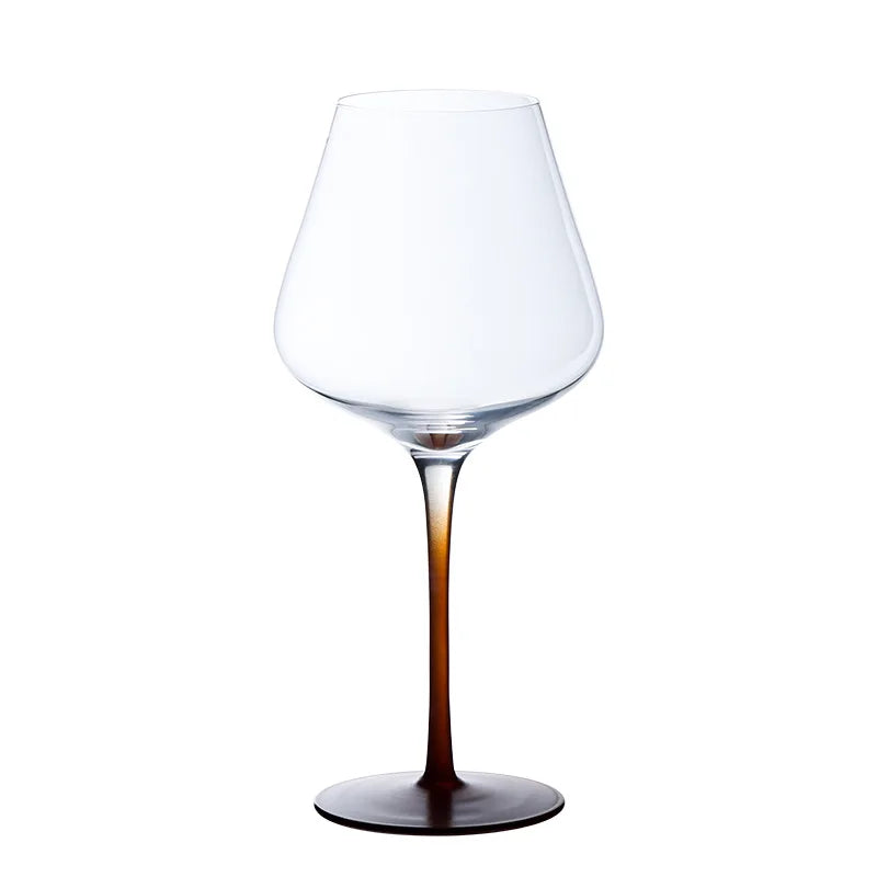 Black and Red Bow Tie Burgundy Wine Glass Pot Belly Home Kitchen Light Luxury Lead-free Crystal Color Glass Wine Original Goblet - V.I.P Digital Presence