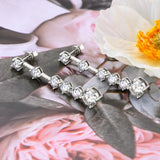 4 Carat Moissanite 925 Sterling Silver Earrings - V.I.P Digital Presence