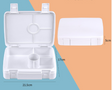 Microwaveable, sealed and leak-proof large capacity compartment lunch box with lid - V.I.P Digital Presence