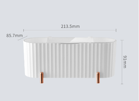 Dust-proof cosmetic cotton swab storage tube with lid desktop storage box - V.I.P Digital Presence