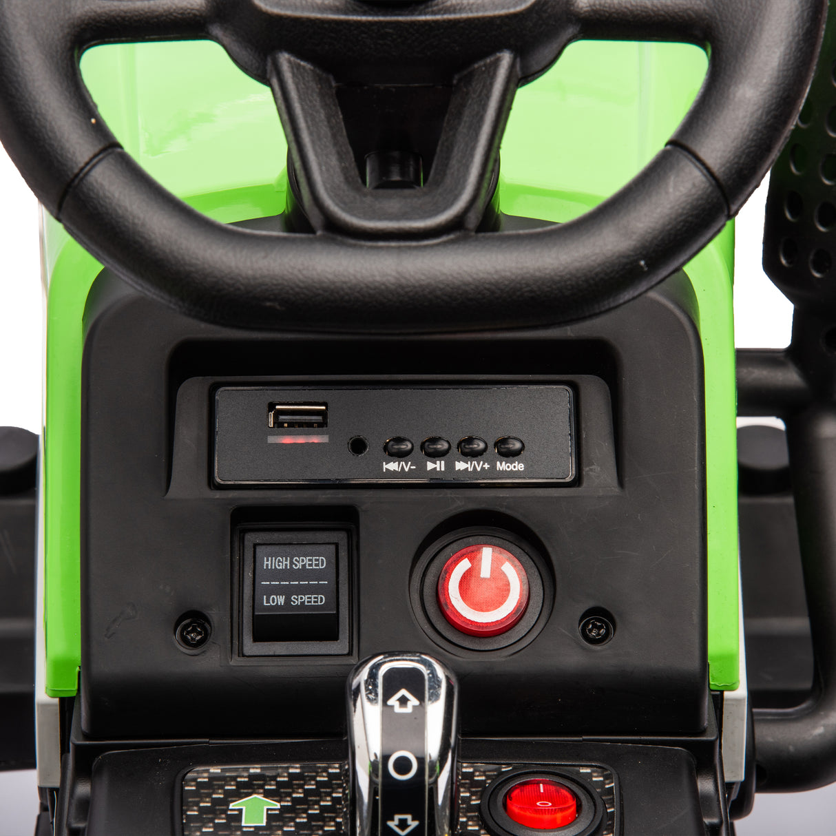 Children's electric tractor toy, powered by 24V battery, 200w * 2 motor 1.86-4.97MPH/remote control three speed adjustable - V.I.P Digital Presence