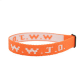 Alphabet Jacquard Printed Wrist Strap Bracelet Strap Unisex WWJD Bracelet Adjustable Bracelet - V.I.P Digital Presence