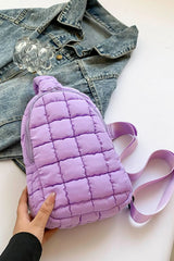 Quilted Nylon Crossbody  Bag - V.I.P Digital Presence