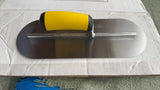 High Quality Stainless Trimming shovel, 35 Cm x 5 cm, very suitable for buckets, slate, plaster, concrete, curved handle, high c - V.I.P Digital Presence