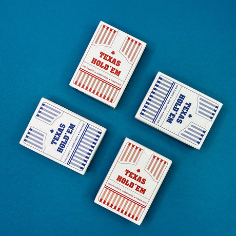 Texas Hold'em PVC waterproof poker, coarse frosted, pro - authorized, wide & large - printed - V.I.P Digital Presence