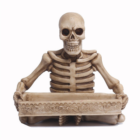 Antique Skull Holding Slot Storage Small Tray - V.I.P Digital Presence