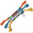 Puppy Dogs Toys Puppy colorful Cotton Chew Rope Knot Toy Durable Braided Dog Toys Dog Cleaning Teeth Braided Bone Rope - V.I.P Digital Presence