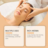 Aceite esencial de masaje de rosas, tratamiento de masaje corporal nutritivo e hidratante para hombros y cuello. Aceite esencial de rosas.